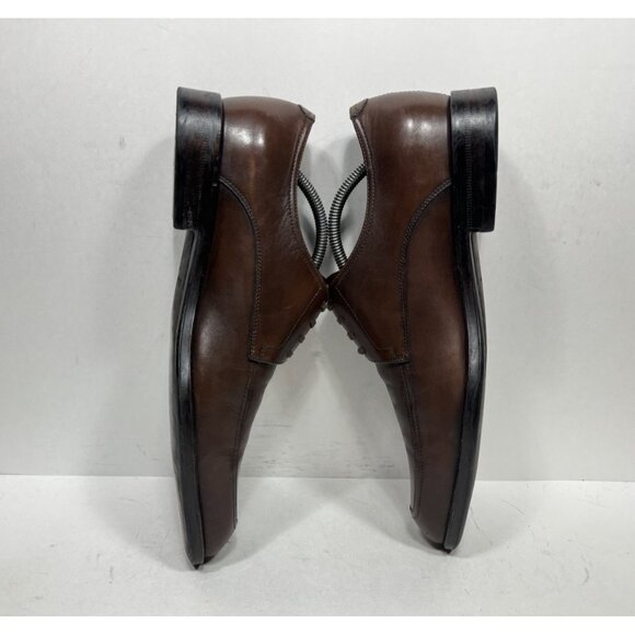 Salvatore Ferragamo Brown Leather Oxford Shoes Size Men’s Size 9 2E - Picture 5 of 9